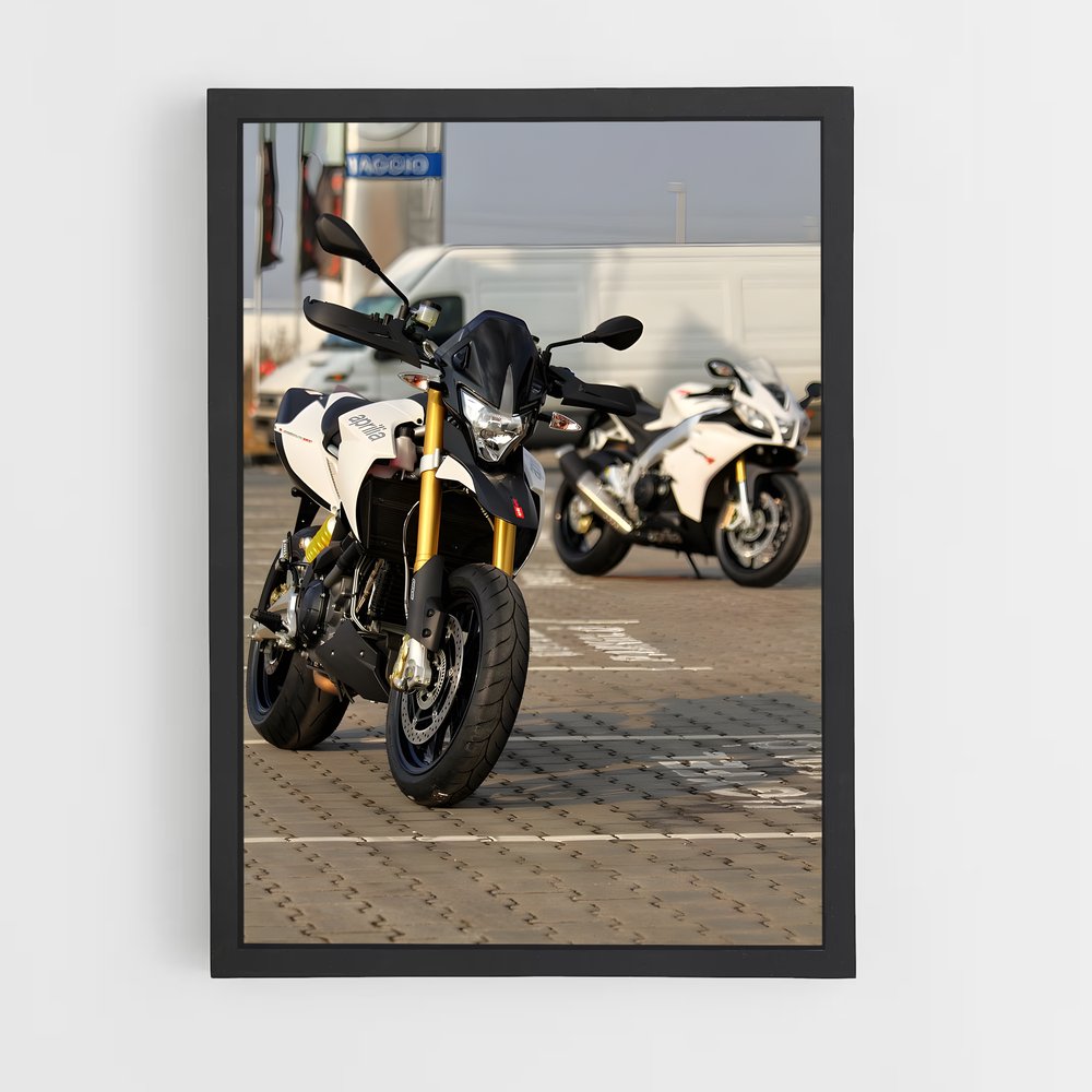 Poster Dorsoduro Noir et Blanc – affiche Aprilia (vue 2)